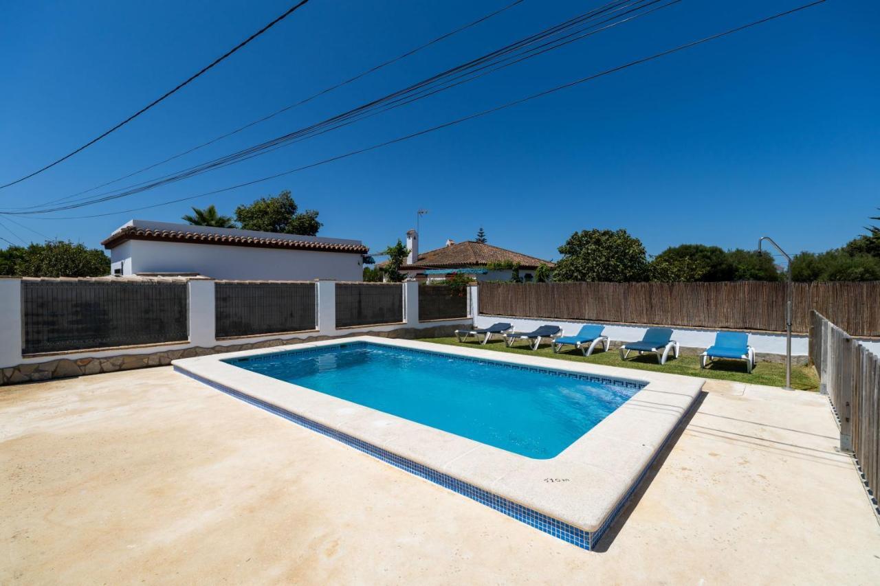 Casa Carlos con Piscina Privada en Conil Conil De La Frontera Exterior foto